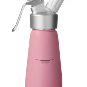 Hendi Slagroomapparaat | 0.5L | Pastelroze | Ø80x260mm Tijdelijk Beschikbaar
