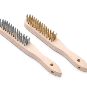 Snelle Levering Messing- & Roestvast Staaldraad Borstelset – 2 St., Hendi, 2 St., (l)290mm