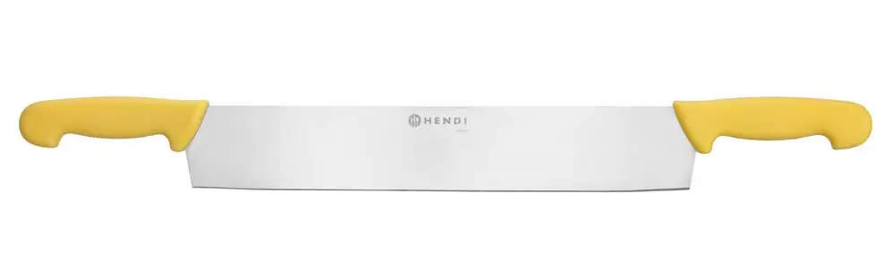Direct Verzonden Kaasmes met dubbele handgreep, HENDI, Geel, (L)655mm