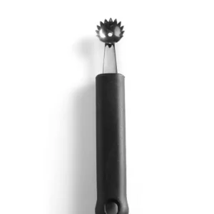 Goedkoop Meloenbolletjeslepel Gekarteld, Hendi, Zwart, (l)150mm