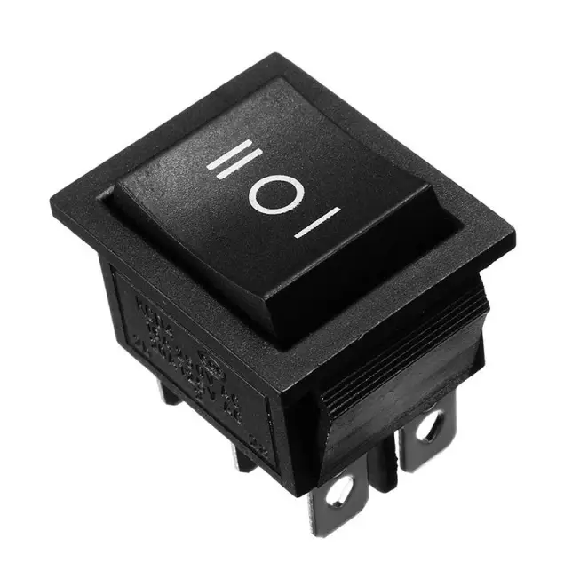 Push schakelaar 3 standen | 250V 16A | Terugschietend Gereduceerde Prijs