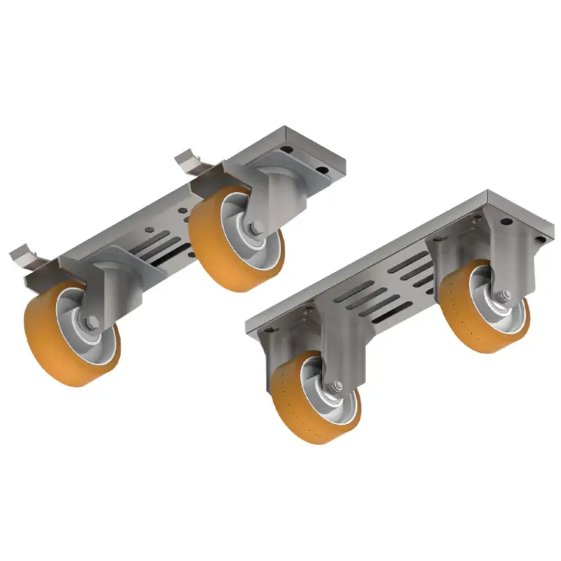 Kit 4 Wielen, 2 Met Rem + 2 Omega’s Module 400 Speciale Aanbieding