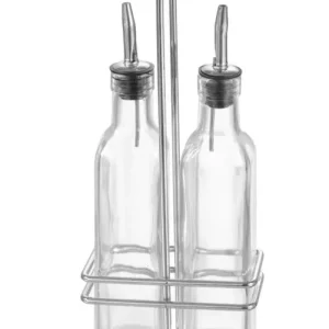 Dagaanbieding Olie En Azijn Menage, Hendi, 2×0,237L, 0,47L, 115x60x(h)325mm