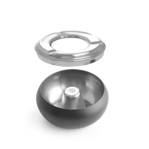 Premium Terrasasbak Zwart, Hendi, ø105x(h)58mm
