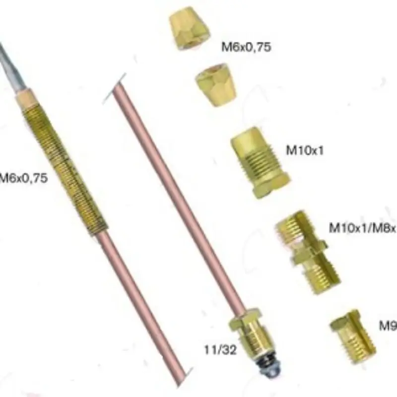 Thermokoppelset L=600mm 6-delig M6x0,75 G=11/32 Seizoensaanbieding