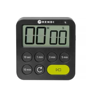 Timer, HENDI, Zwart, 82x20x(H)88mm Snelle Levering