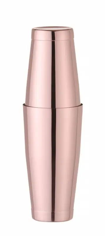 Tin-on-tin Boston Shaker, Bar Up, 0,8L, Koper, ø90mm Beste Prijs