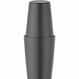 Gratis Retour Tin-on-tin Boston Shaker, Bar Up, 0,8L, Zwart, ø90mm