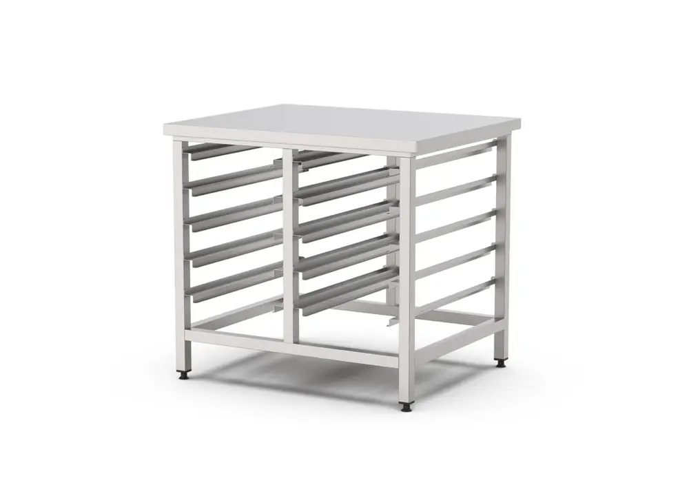 Qusinox Ovenonderstel | RVS | 8 Niveaus 1/1 GN | 1000x800x700mm Finale Uitverkoop