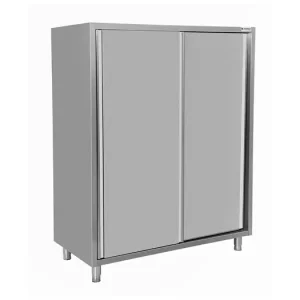Unninox Servieskast | RVS | Schuifdeuren | 1000x600x1800mm Dagaanbieding