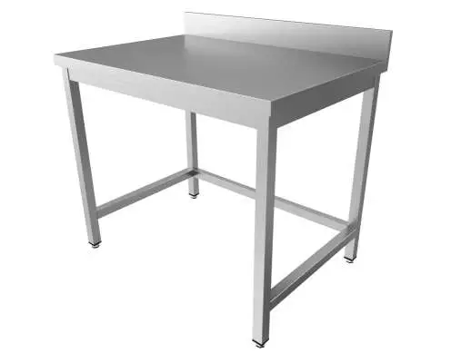 Unninox Werktafel | RVS | Achter Rand | 1600x700x850/900mm Dagaanbieding
