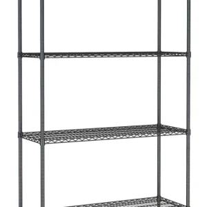 Stelling 4 Levels 1200 Zwart Demontabel Direct Verzonden