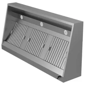 Voordeelprijs Unninox Afzuigkap | RVS | Schuinmodel | 3500x700x400(h)mm