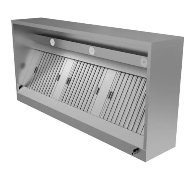 Unninox Afzuigkap Doosmodel | RVS | 1000x1100x400(h)mm Op = Op