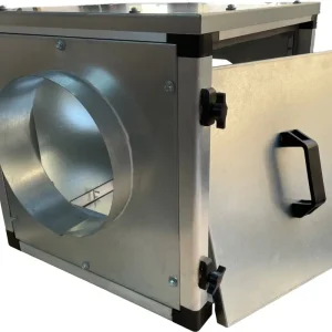 Gecertificeerd Combisteel Ventilator In Box | Dubbelwandig | 1.500 M³/h | Ø250mm | 1.8a | 0.2kw | 230v