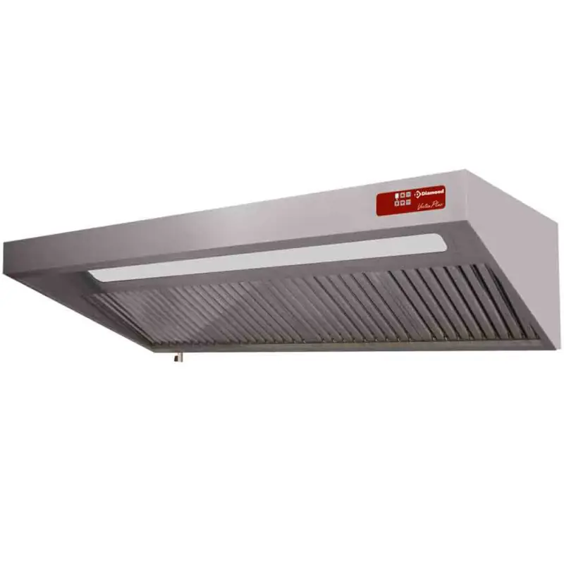 Korting Diamond Afzuigkap met Motor | 7/7-1500 M3/u 120 Pa | 1500x950x460mm