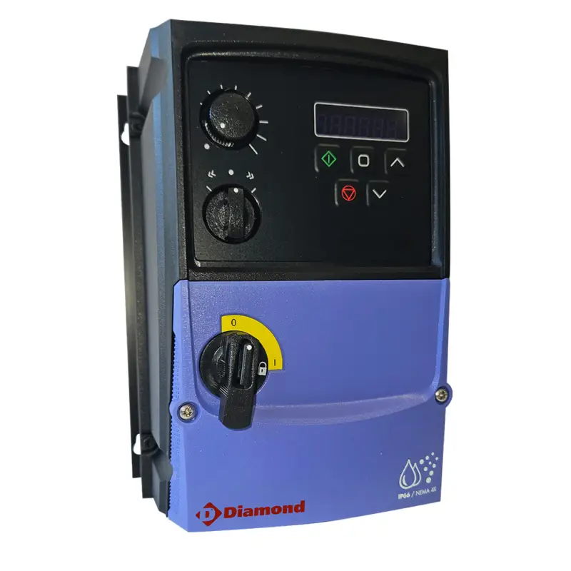 Diamond Standenregelaar | Digitaal | 0.75-1.5kW | ≤4.1A | 400V | Stof-/Waterdicht (IP66) + UV-Bestendig (NEMA 4X) | 162x161x232mm Populair