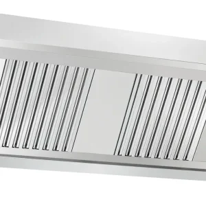 Bartscher Wandafzuigkap | CNS | Met Motor | 1400m³/h | 1400x700x450mm Op = Op