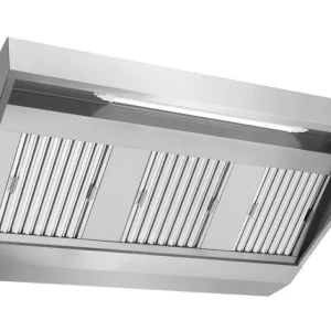 Alleen Vandaag Bartscher Wandafzuigkap | CNS | Met Motor | 1600m³/h | 1700x900x450mm