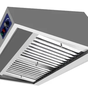 Betaalbaar Combisteel Afzuigkap Met Motor | 1200mm | LED Verlichting | 2 Filters | RVS | 230V/0,25kW | 1200x900x450mm