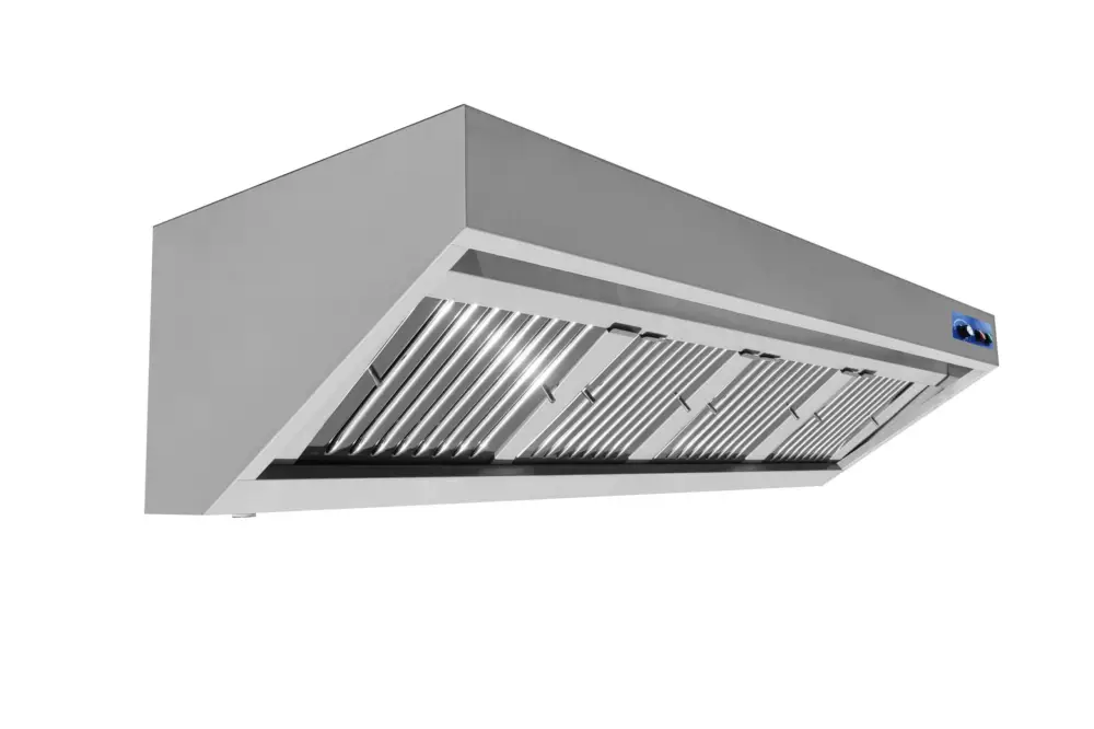 Combisteel Afzuigkap Met Motor | 1600mm | LED Verlichting | 3 Filters | RVS | 230V/0,25kW | 1600x900x450mm Betaalbaar