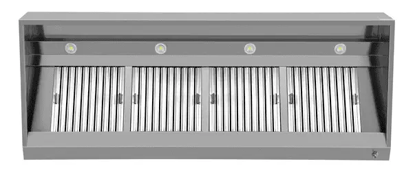 Veilige Betaling Unninox Afzuigkap Schuinmodel | RVS | 2500x950x400mm